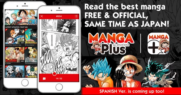 MANGA +, acceso gratis a títulos de Shueisha