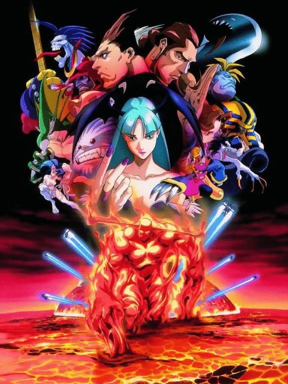 Afiche de Darkstalkers, el OVA